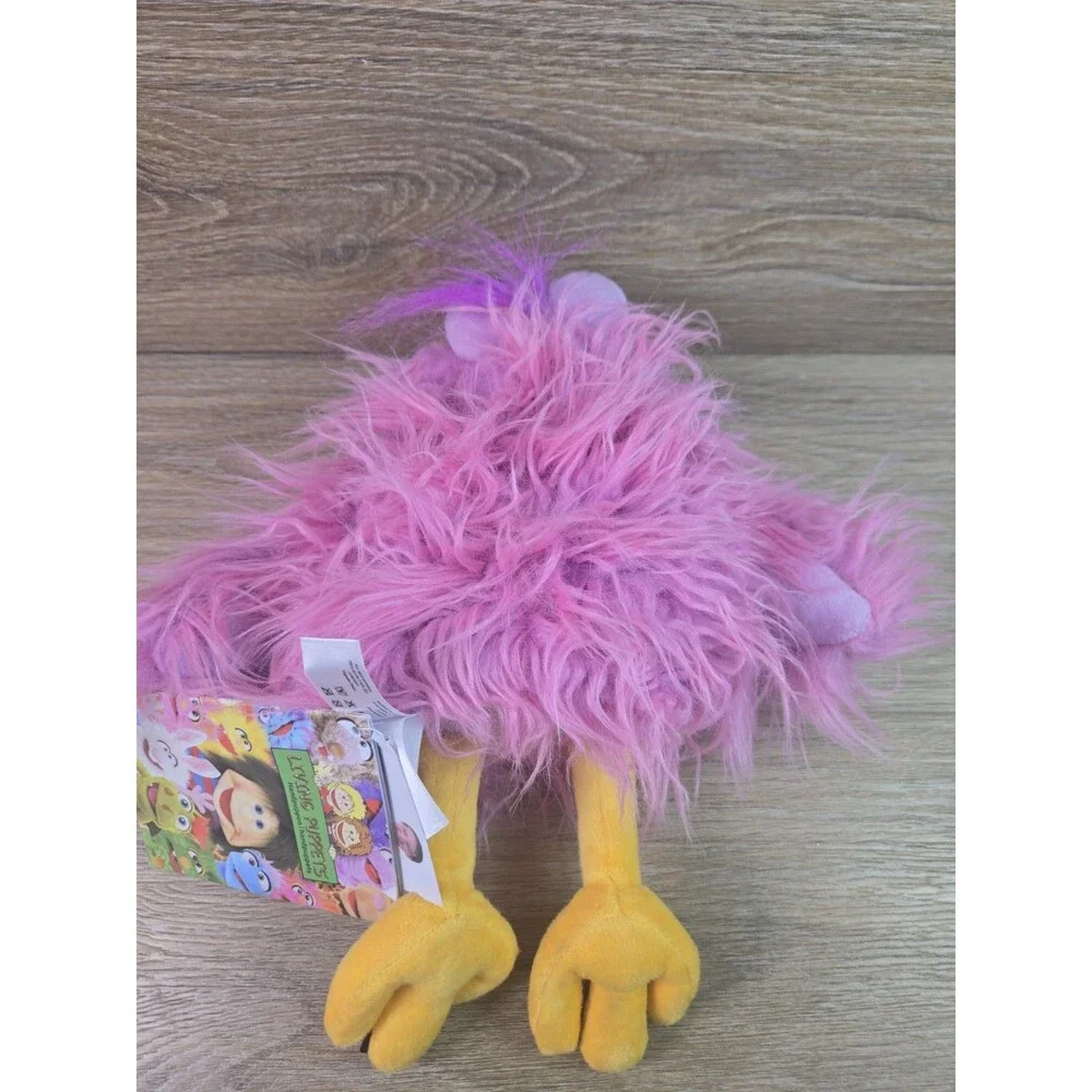 Living Puppets Cheeks LP698 Pink Chicken Bird Hand Puppet Plush w/ Tag